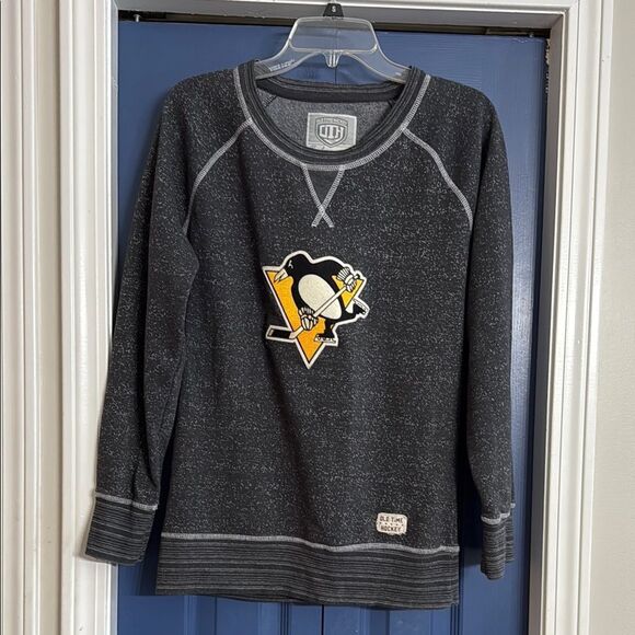 Women’s Old Time Hockey Pittsburgh Penguins Sweatshirt Size L - Picture 1 of 5